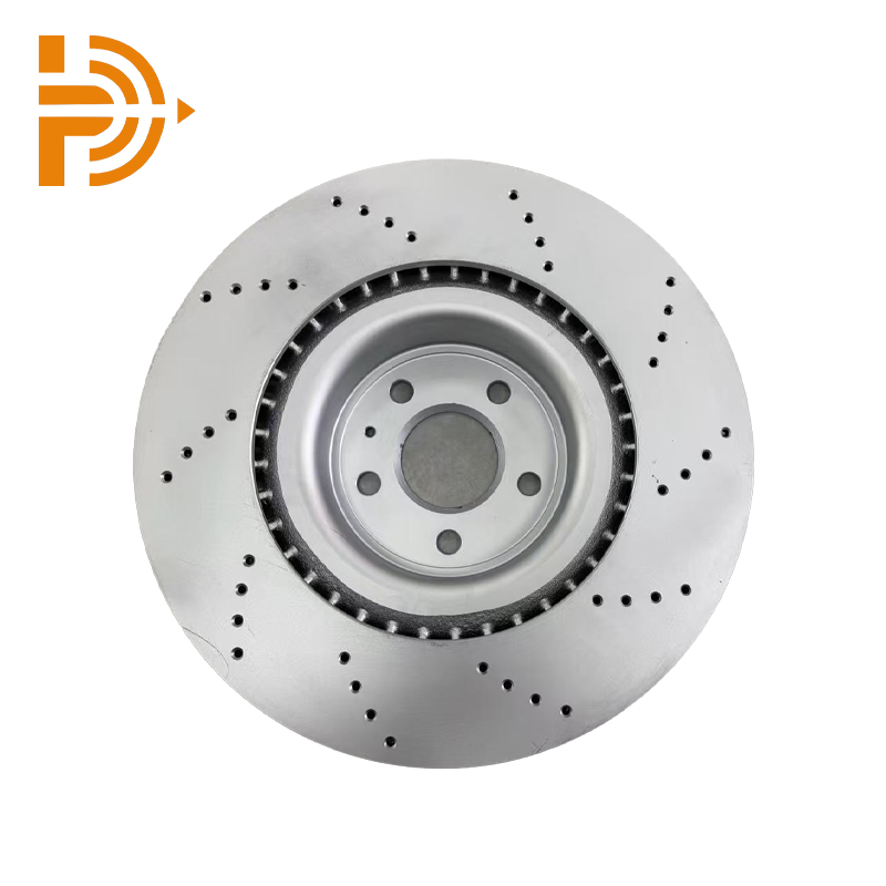 Front brake disc perforation (high-end)